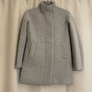Cocoon coat Jcrew grey